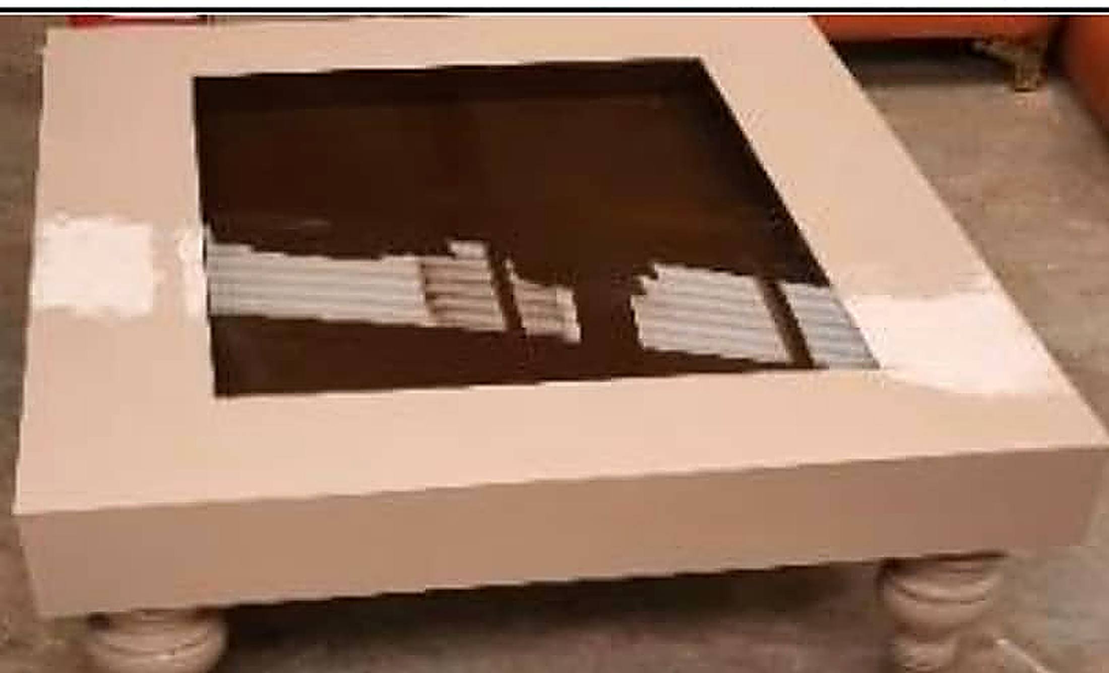 chocolate center table